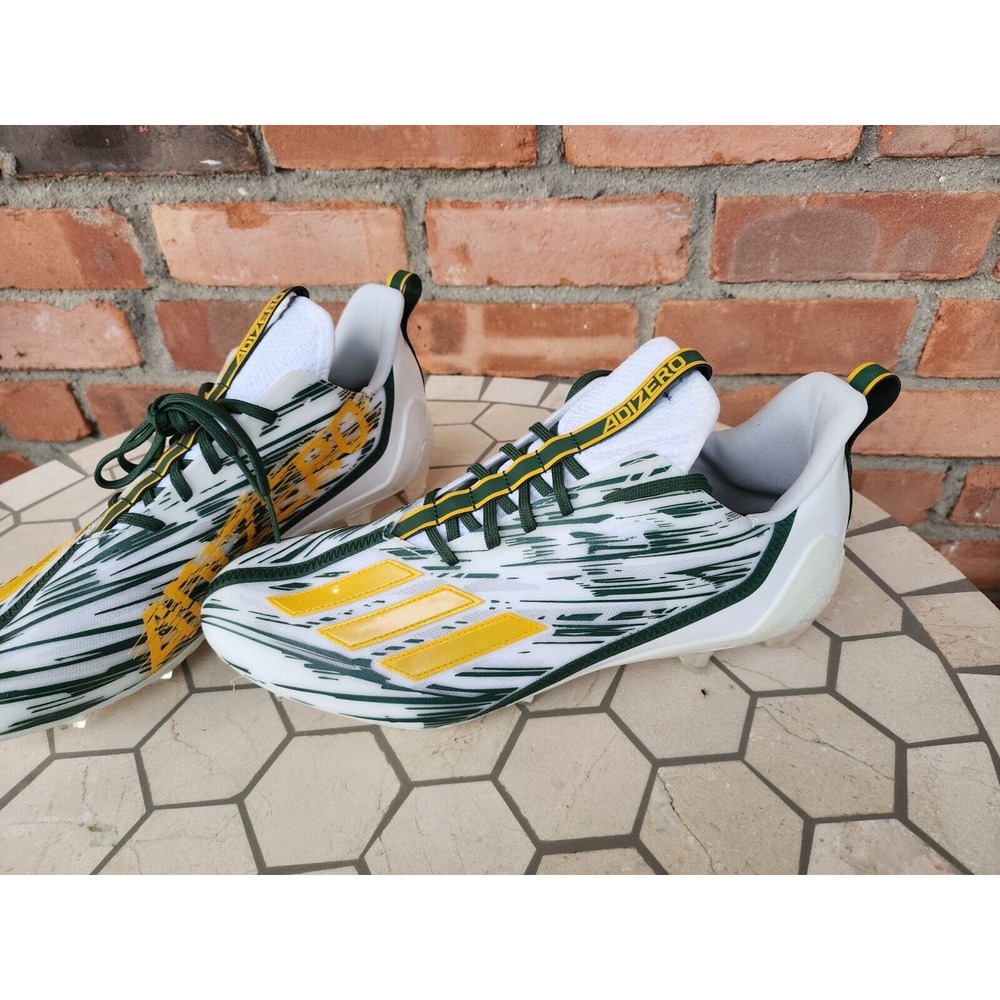 Adidas Adizero Primeknit Oregon Ducks Greenbay Packers Football Cleats Size 13 - Picture 6 of 11